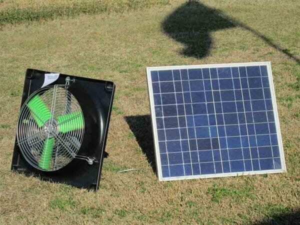 Riverstone Monticello Greenhouse 8x16 - Mojave Package - solar ventilator system