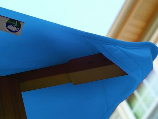 Acacia Gazebo Sundura canopy - Cobalt blue cloth