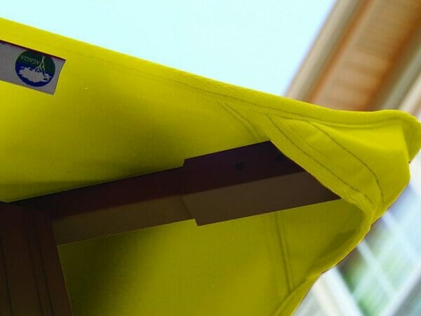 Acacia Gazebo Sundura canopy - Yellow cloth