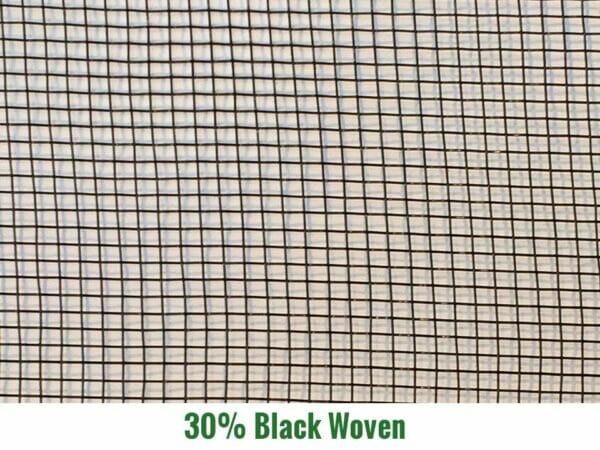 Riverstone 30% Black Woven Shade Cloth