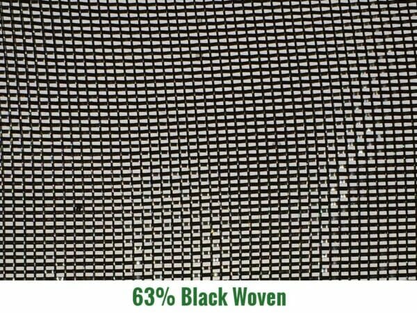 Riverstone 63% Black Woven Shade Cloth