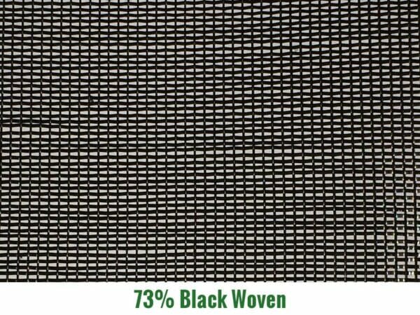 Riverstone 73% Black Woven Shade Cloth