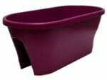 ELHO Oval Corsica Flower Bridge Planters - Set of 2 - Cherry