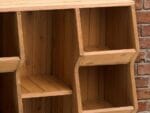 Empty Storage Cubby Shelf - close up view