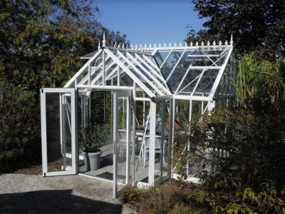 Full view of EOS Royal Antique Victorian 13ft x 13ft with widely open doors