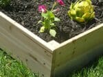 Corner part of Eden Waterfall and Pyramid Raised Garden Bed