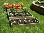 Eden Waterfall and Pyramid Raised Garden Bed in Three Separate Layers