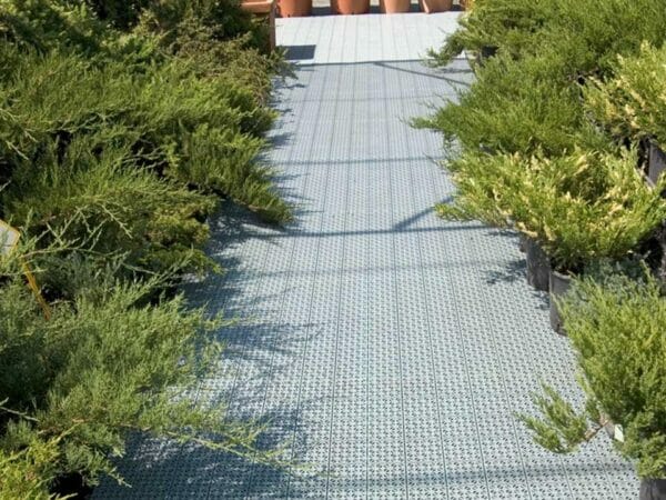 Riverstone Flooring Panels - Used on a garden pathwalk