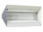 Bottom of the GENESIS LED Powered Grow Light System GL400 showing the light bulbs - white background