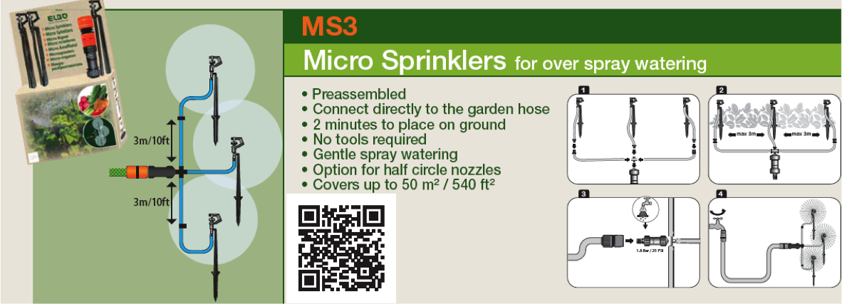 Genesis Micro Sprinklet Watering System (RSI-MS3)