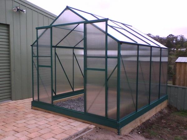 Installed Polycarbonate Greenhouse