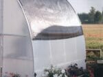 Solexx Black Shade Cloth placed on a greenhouse