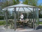 Hoklartherm Classico Garden Pavilion in Anthracite Grey