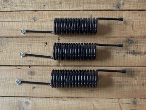 Juliana Flexible Plant Spirals - Set of 3 on wooden ground
