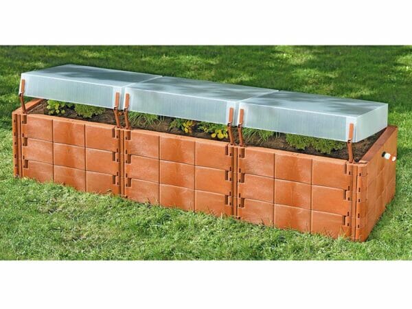 Triple-Box Raised Bed with Cover