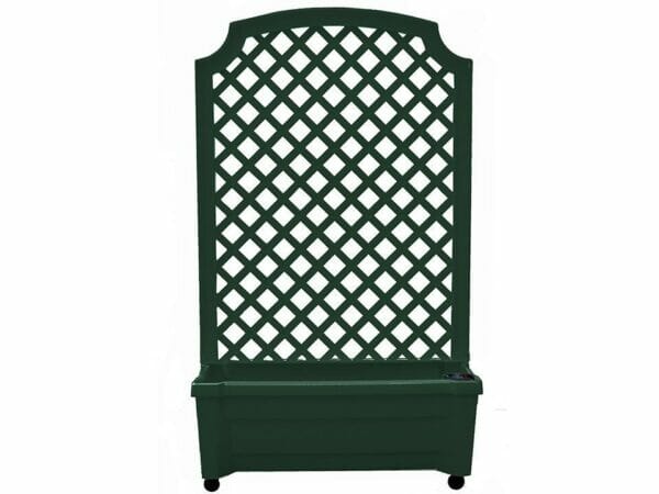Calypso Planter with Trellis and Reservoir - Green