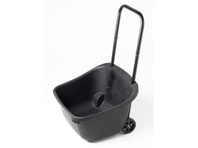 Black MAZE Composting Cart from a side view