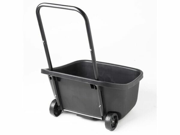 Black MAZE Composting Cart from the back