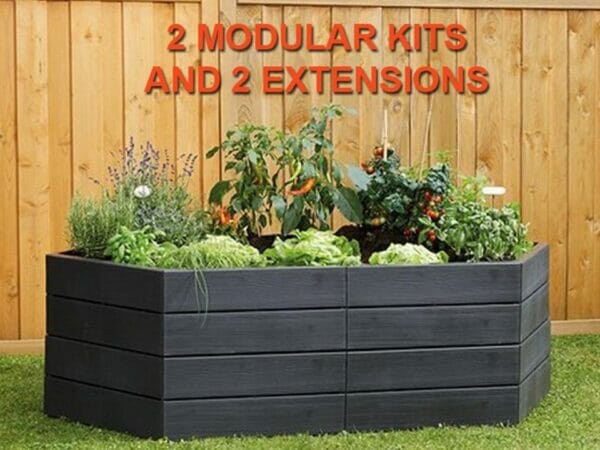 Modular Raised Bed System - 2 Modular Kits and 2 Extensions