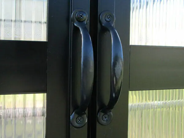 Two handles of the Black Monticello Door Kit