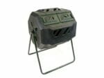 Mr. Spin Dual Compartment Compost Tumbler with white background