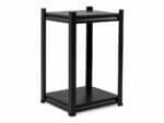 Black 2-tier shelf