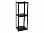 Black 3-tier shelf