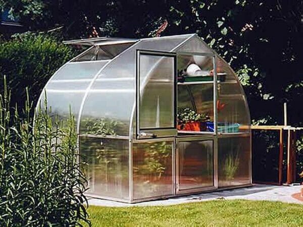 Hoklartherm Riga 2s Greenhouse 7.8x7 for serious gardeners with a lack of space