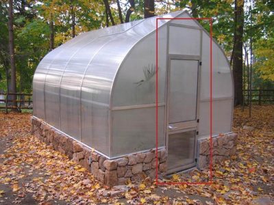 Door Extention Kit of the Hoklartherm Riga Greenhouses