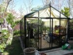 Front view of the Janssens Royal Victorian VI34 Greenhouse 10ft x 15ft