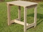 Wooden Utility Side Table Kit in a graden