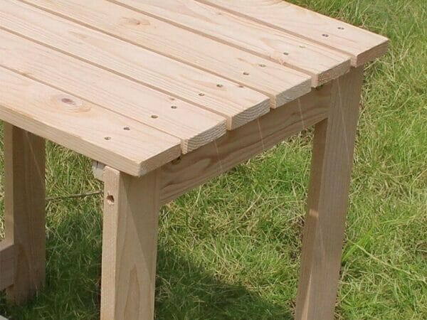 Wooden Utility Side Table Kit - corner view