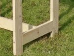 Wooden Utility Side Table Kit - bottom view