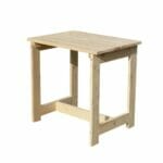 Wooden Utility Side Table Kit - White Background