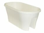 ELHO Oval Corsica Flower Bridge Planters - Set of 2 - White