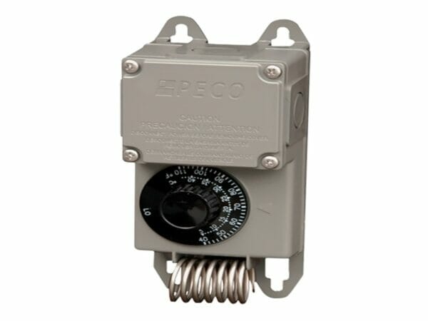 Grey thermostat for the Exaco Exhaust Fan and Intake Shutter Vent