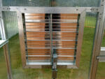 Intake Shutter Vent installed in greenhouse