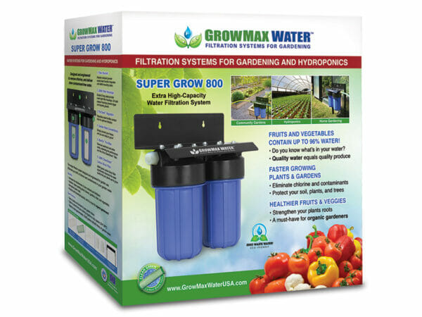 Box of GrowMax Super Grow 800 Water Filtration System