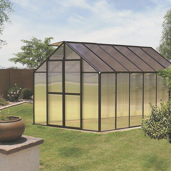 Black-framed MONT greenhouse