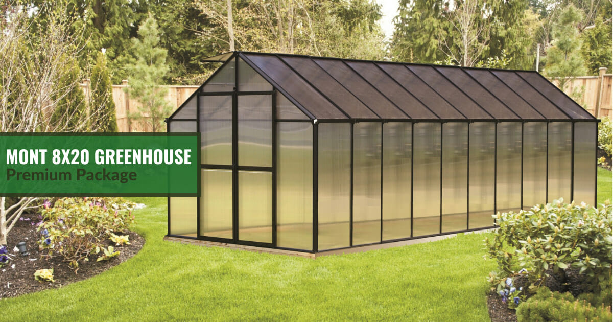 Greenhouse: 20 Foot Kit  Large Greenhouse for Sale — Oregon Greenhouse