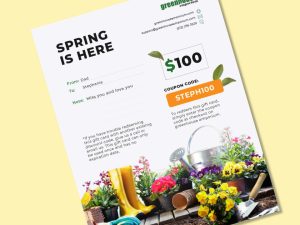 Spring is Here, gift card