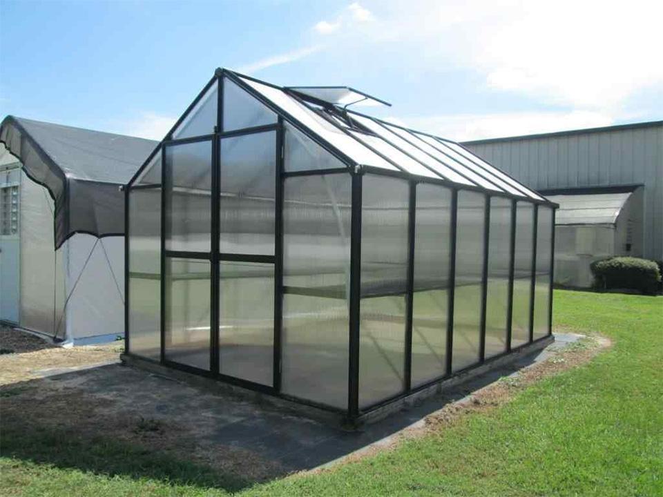 mont 8×12 greenhouse for preparing a base for a greenhouse 