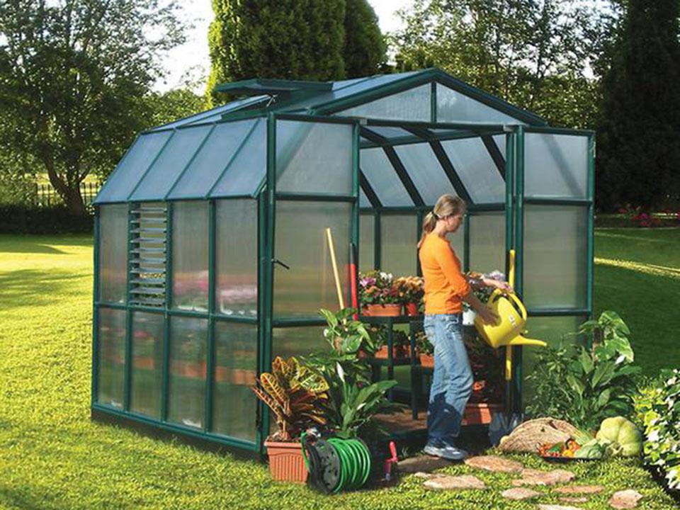 How a greenhouse benefits plant growth