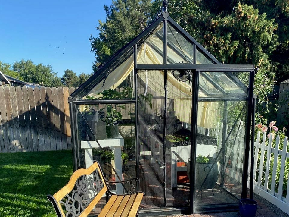 how warm is a greenhouse in winter