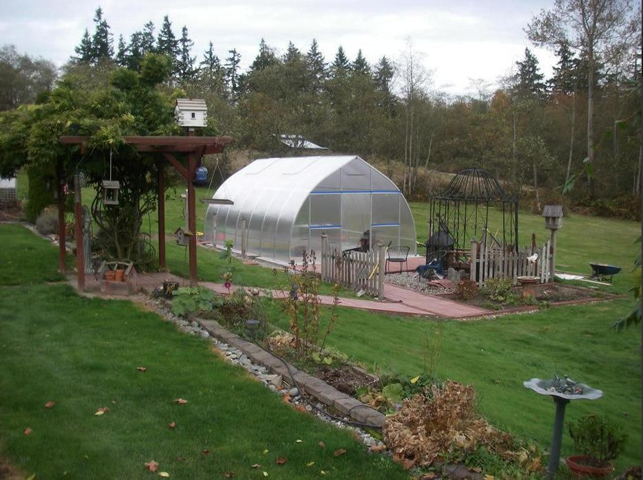 convert shed into greenhouse