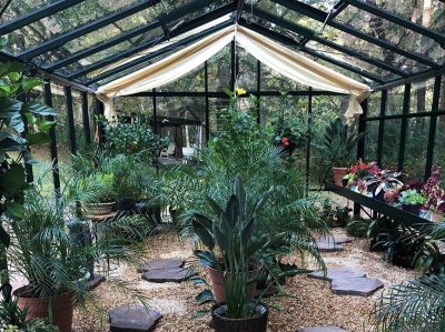 Interior of an Exaco Janssens Royal Victorian VI46 Greenhouse
