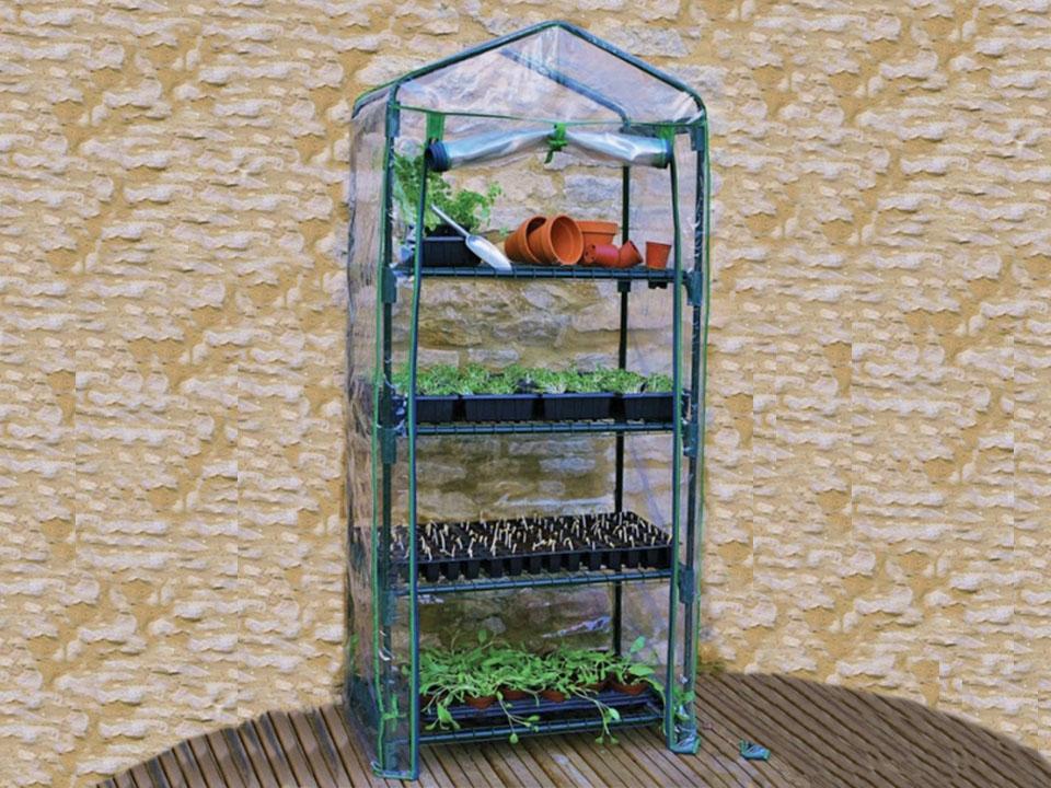 how to use a mini greenhouse