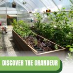 Interior view of greenhouse with text: Discover the Grandeur of the Largest Greenhouse