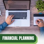 Computer and notepad with plant and text: Financial Planning for Your Greenhouse Business