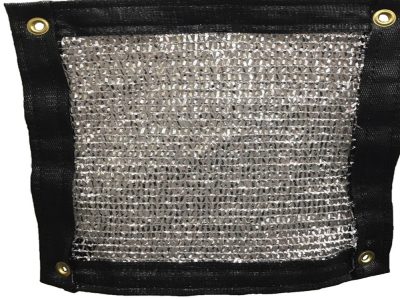 Reflective shade cloth panel
